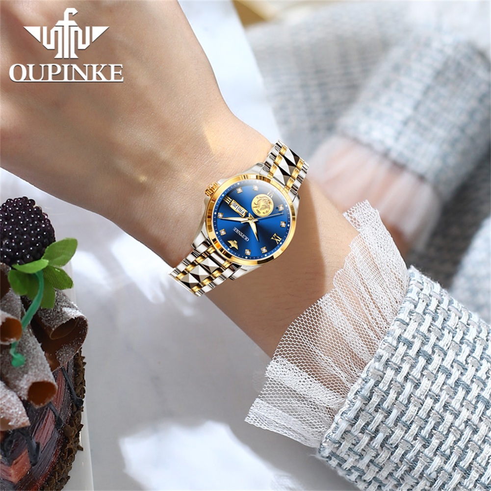 ساعات OUPINKE النسائية الأنيقة - مراجعة Luxury Watch Brands Logo وسعره